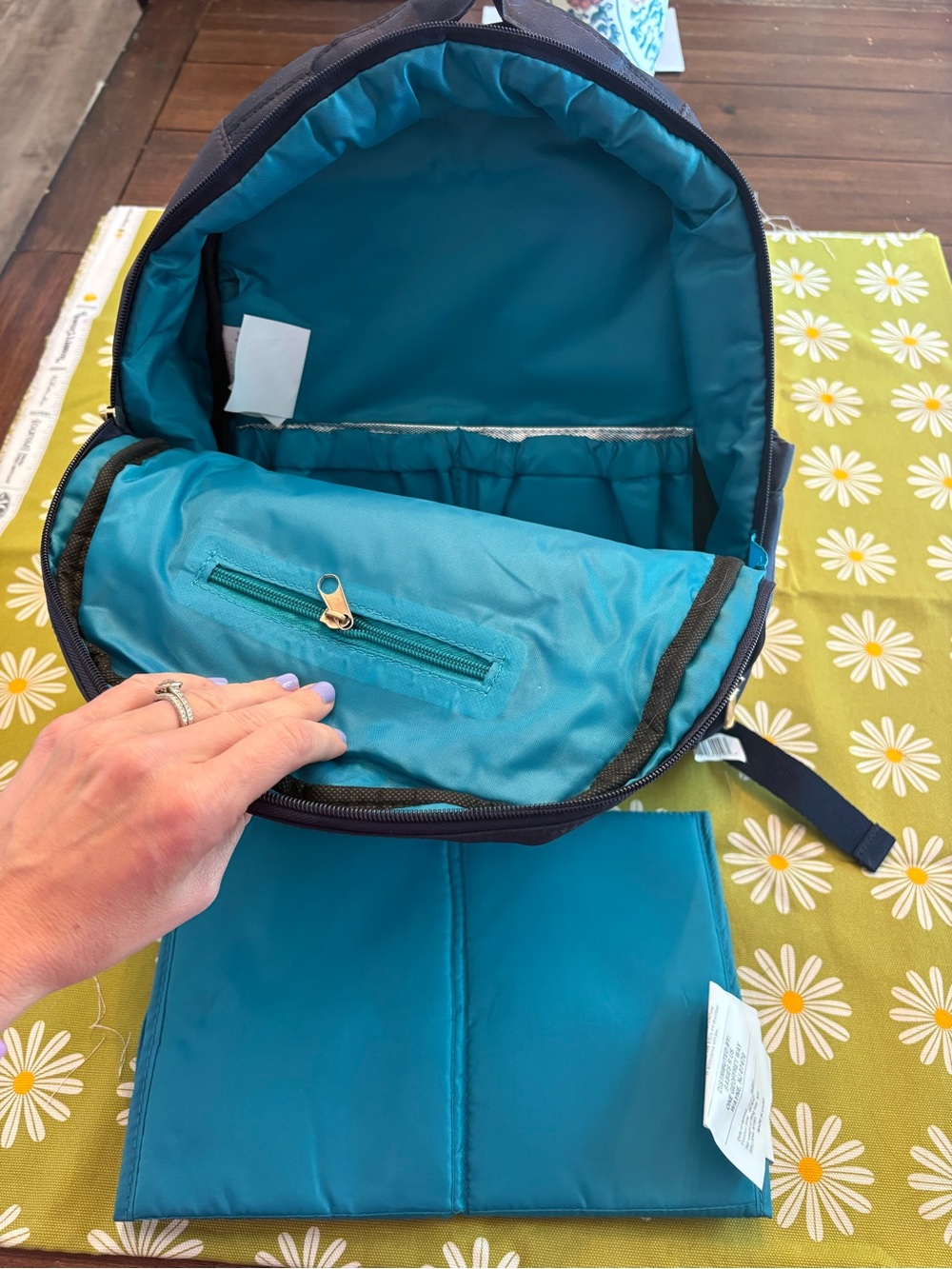 Fisher Price Quilted Diaper Bag - Picture 3 of 8